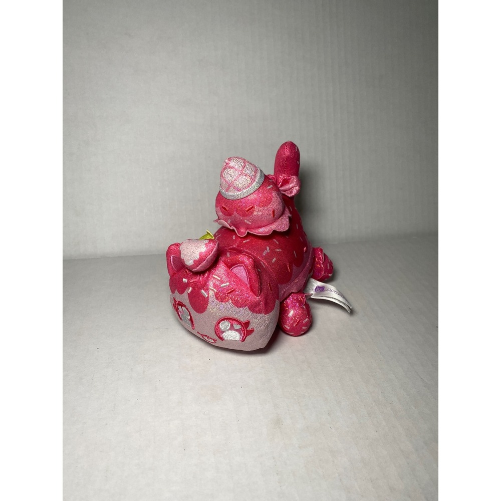 Aphmau MeeMeow Strawberry Ice Cream Cat Mystery Plush Litter 3 Pink 6 Inch